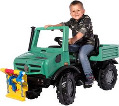 Rolly Toys Ciężarówka Samochód Na Pedały Unimog Mercedes-Benz Wyciągarka - Traktory dla dzieci