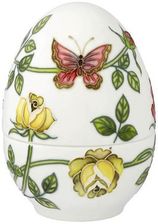 Goebel - Fitz and Floyd "Noble Scent of Roses" porcelanowy pojemnik jajko