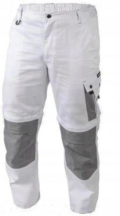 Hogert Spodnie Robocze Do Pasa Białe Rozmiar S