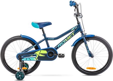 Romet Rower Dziecięcy Tom 20 Niebiesko-Zielony 10" S