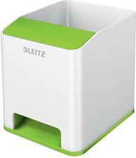 Leitz Kubek na długopisy WOW ze wzmacniaczem dźwięku zielony 53631054
