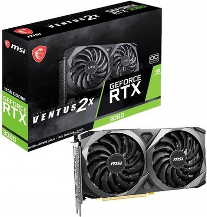 MSI GeForce RTX 3060 Ventus 2X OC 12GB GDDR6 - Karta graficzna