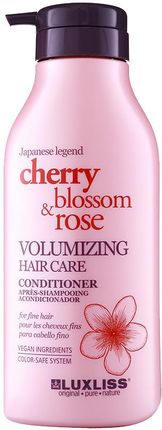 Luxliss Cherry Blossom & Rose Odżywka Do Włosów Nadająca Objętości 500 ml