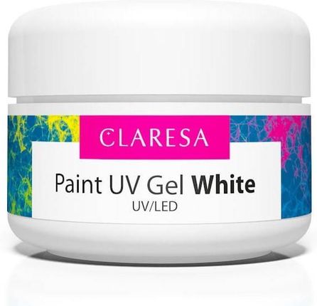 Claresa Paint Gel UV/LED Żel do zdobień White 5ml