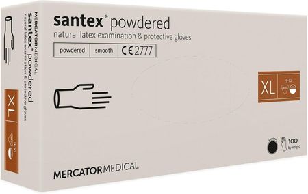 Mercator Medical Santex® Powdered 100 Szt. Rozmiar Xl