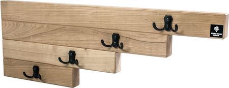 Emra Wood Design Wdc-30 Wieszak Ścienny Drewniany Lite Dąb Olcha Od 40 Do 120cm