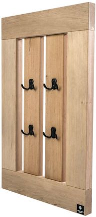 Emra Wood Design Wdc-13 Wieszak Ścienny Drewniany Lite Dąb Olcha Od 50 Do 60cm