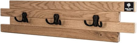 Emra Wood Design Wdc-65 Wieszak Ścienny Drewniany Dąb Olcha Od 50 Do 120cm