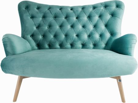 Emra Wood Design Sofa 2- Osobowa Kanapa Fotel Uszak Chesterfield Mięta