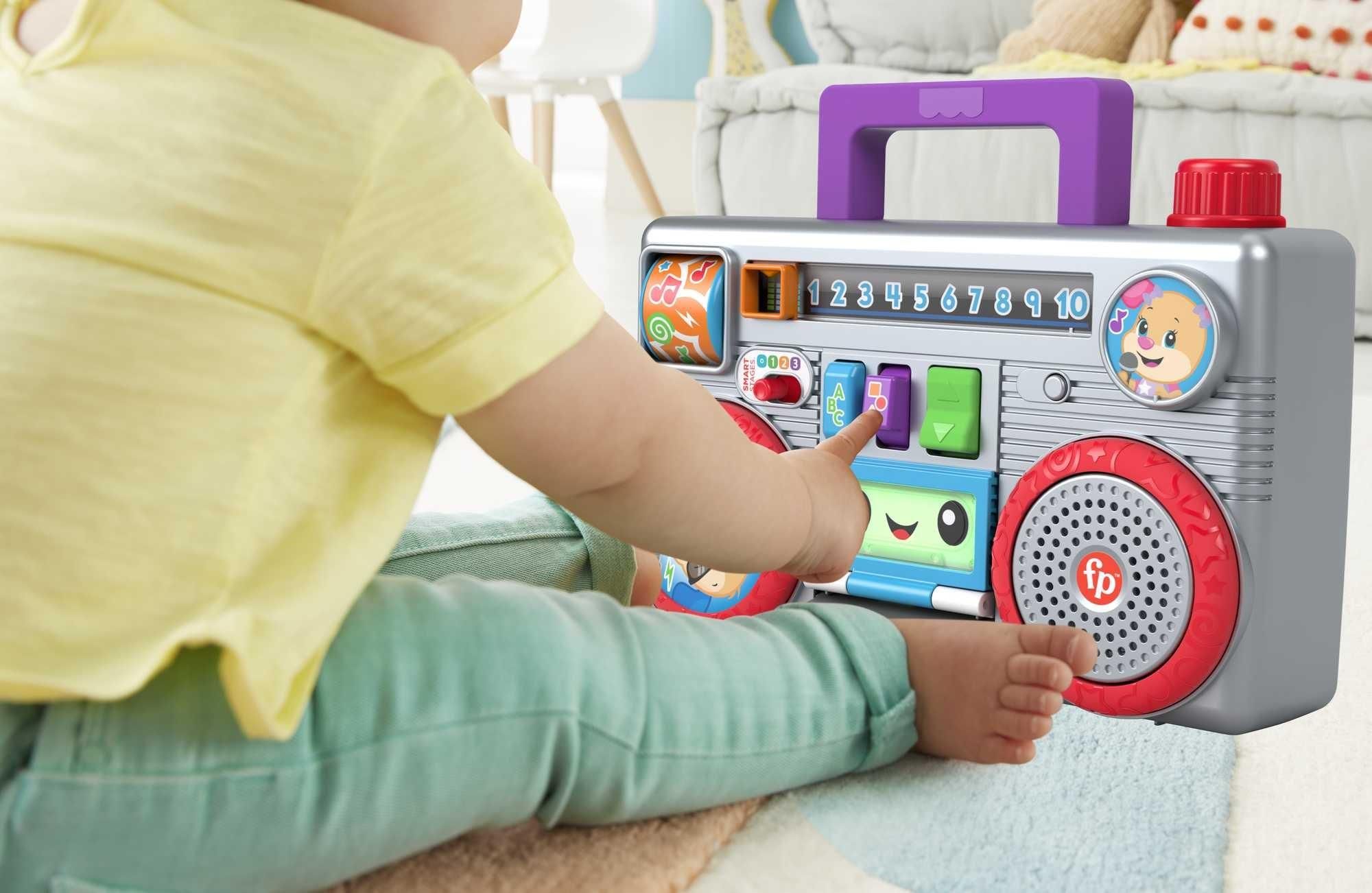 Fisher-Price „Ucz się i śmiej!” Radiomagnetofon Szczeniaczka GYC17 - zdjęcie 5 Fisher-Price „Ucz się i śmiej!” Radiomagnetofon Szczeniaczka GYC17