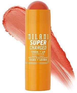 Milani Supercharged Cheek + Lip Multistick kremowy sztyft do ust i policzków nadający świetlisty blask Peach Thrill 5g