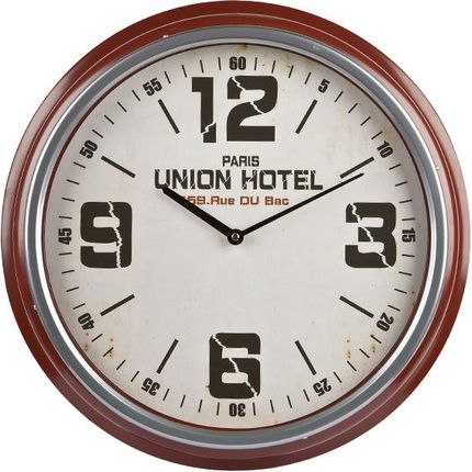 Witek Home Zegar Ścienny Okrągły 47Cm Brąz Union Hotel (267874)