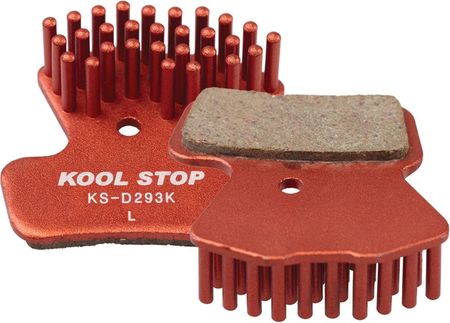 Kool-Stop Klocki D293K Czerwony Organiczne 1 Para