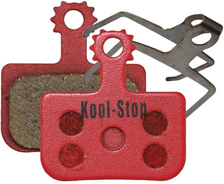 Kool-Stop Klocki D298 Czerwony Organiczne 1 Para
