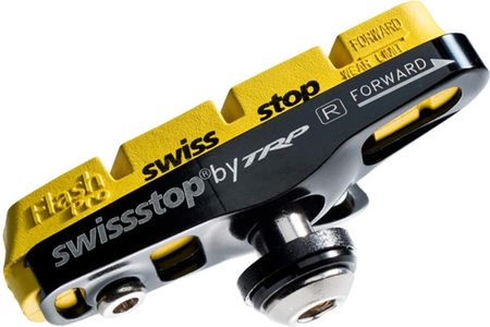 Swiss Stop Klocki Swisss Top Full Flash Pro Yellow King Żółty Obręcze Karbonowe Szosowy