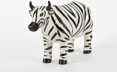 Witek Home Ozdoba Ceramiczna Krowa Zebra 24464