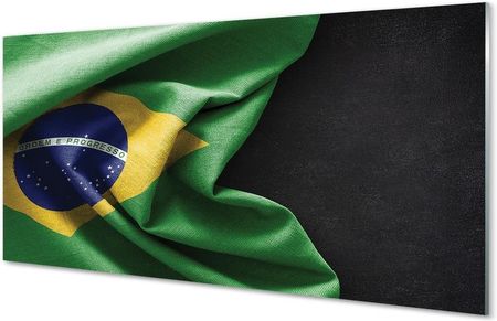 Tulup Obrazy Na Szkle Flaga Brazylii 120X60Cm
