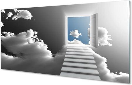 Tulup Obrazy Akrylowe Niebo Schody Drzwi 100X50Cm
