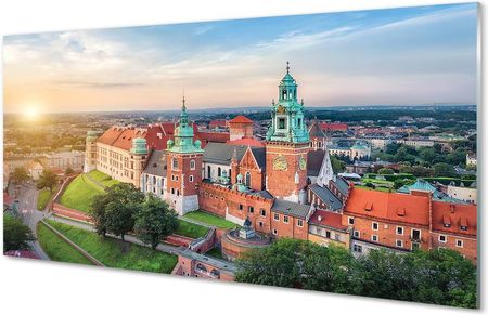 Tulup Obrazy Akrylowe Kraków Zamek Panorama Wschód Słońca 120X60Cm