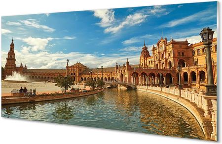 Tulup Obrazy Akrylowe Hiszpania Stary Rynek Architektura 120X60Cm