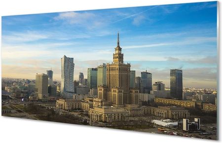 Tulup Obrazy Na Szkle Warszawa Panorama Wieżowce 120X60Cm