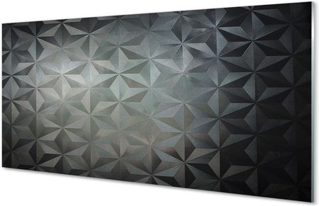 Tulup Szklany Panel Stożki 3D 100X50Cm