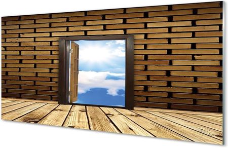 Tulup Obrazy Na Szkle Drzwi Niebo 3D 125X50Cm