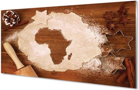 Tulup Szklany Panel Kuchnia Ciasto Wałek Afryka 100X50Cm