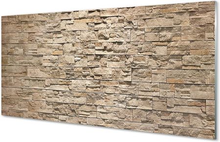 Tulup Szklany Panel Cegła Mur Kamień 100X50Cm