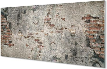 Tulup Szklany Panel Kamień Cegła Mur 100X50Cm