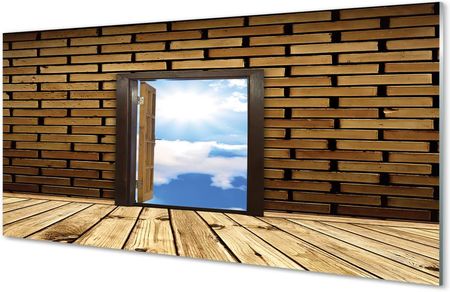 Tulup Panel Szklany Drzwi Niebo 3D 100X50Cm
