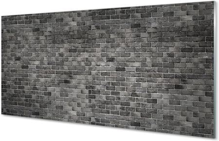 Tulup Szklany Panel Cegła Mur Vintage 100X50Cm