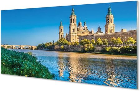 Tulup Obrazy Na Szkle Hiszpania Katedra Rzeka 140X70Cm