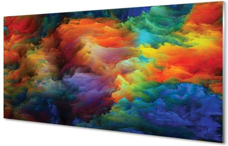 Tulup Obrazy Na Szkle Kolorowe Fraktale 3D 120X60Cm
