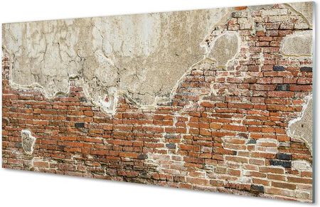 Tulup Szklany Panel Cegła Mur Ściana 125X50Cm