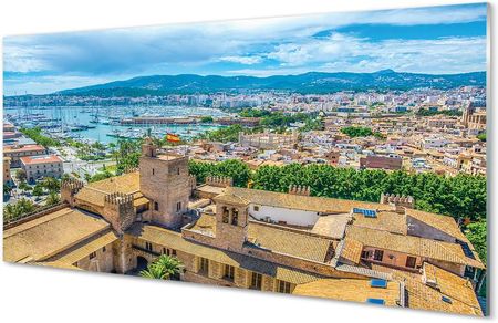 Tulup Obrazy Akrylowe Hiszpania Port Wybrzeże Miasto 100X50Cm