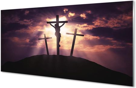Tulup Obrazy Akrylowe Jezus Krzyż 100X50Cm