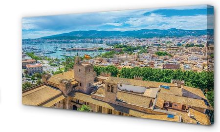 Tulup Obrazy Na Płótnie Hiszpania Port Wybrzeże Miasto 100X50Cm