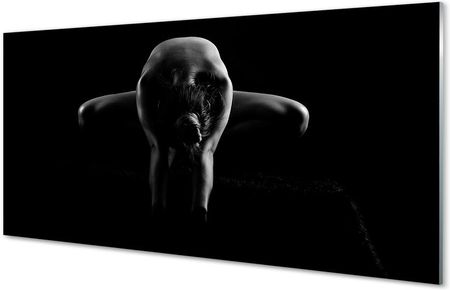 Tulup Obrazy Akrylowe Kobieta Czarno Białe 100X50Cm