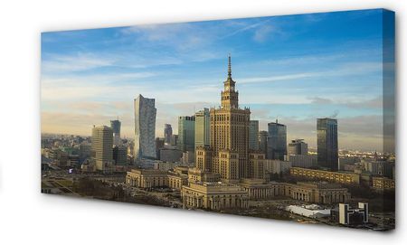 Tulup Obrazy Na Płótnie Warszawa Panorama Wieżowce 100X50Cm