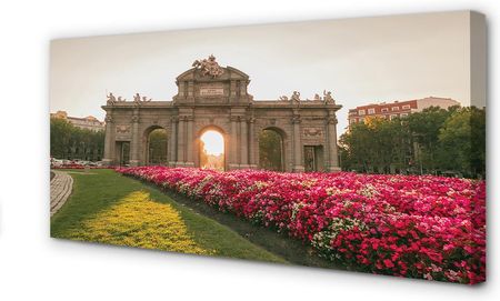 Tulup Obrazy Na Płótnie Hiszpania Drzwi Alcala Madryt 125X50Cm