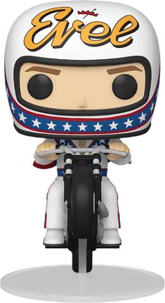 【FUNKO WACKY WOBBLE】EVEL KNIEVEL Amazon.com: Funko Pop! Icons: Evel Knievel with Cape (Styles