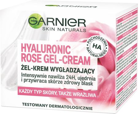 Krem Garnier Skin Naturals Hyaluronic Rose wygładzający na dzień i noc 50ml