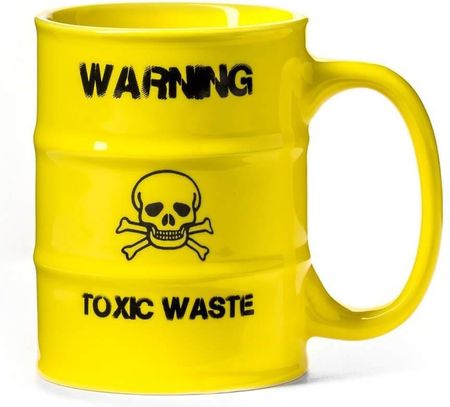 Gadget Kubek Warning Toxic Waste