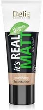 Delia Wegański Podkład Matujący Odżywczo-Nawilżający It'S Real Matt Nr 101 30 ml