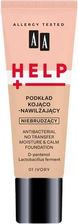 Zdjęcie Aa Help Podkład Kojąco-Nawilżający Niebrudzący 01 Ivory 30 ml - Płock
