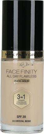 Max Factor Facefinity All Day Flawless 3 W 1 Podkład Nr 33 Crystal Beige 30 ml