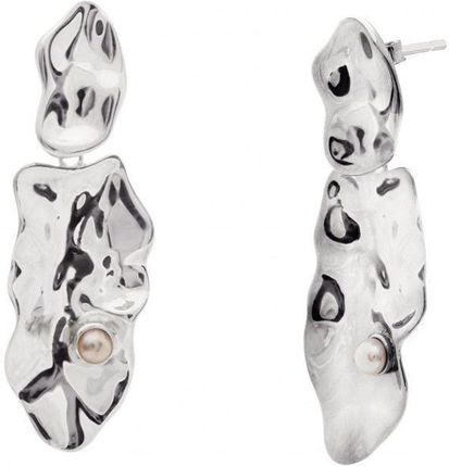 Lineargent Kolczyki srebrne wiszące 'perły naturalne' A18167