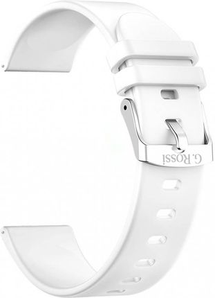 Pasek silikonowy do Smartwatch Gino Rossi SW010 BIAŁY GR22-5