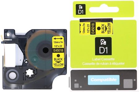 Ptmb Taśma Do Dymo D1 45018 12Mm S0720580 Zestaw 10szt. - zdjęcie 2